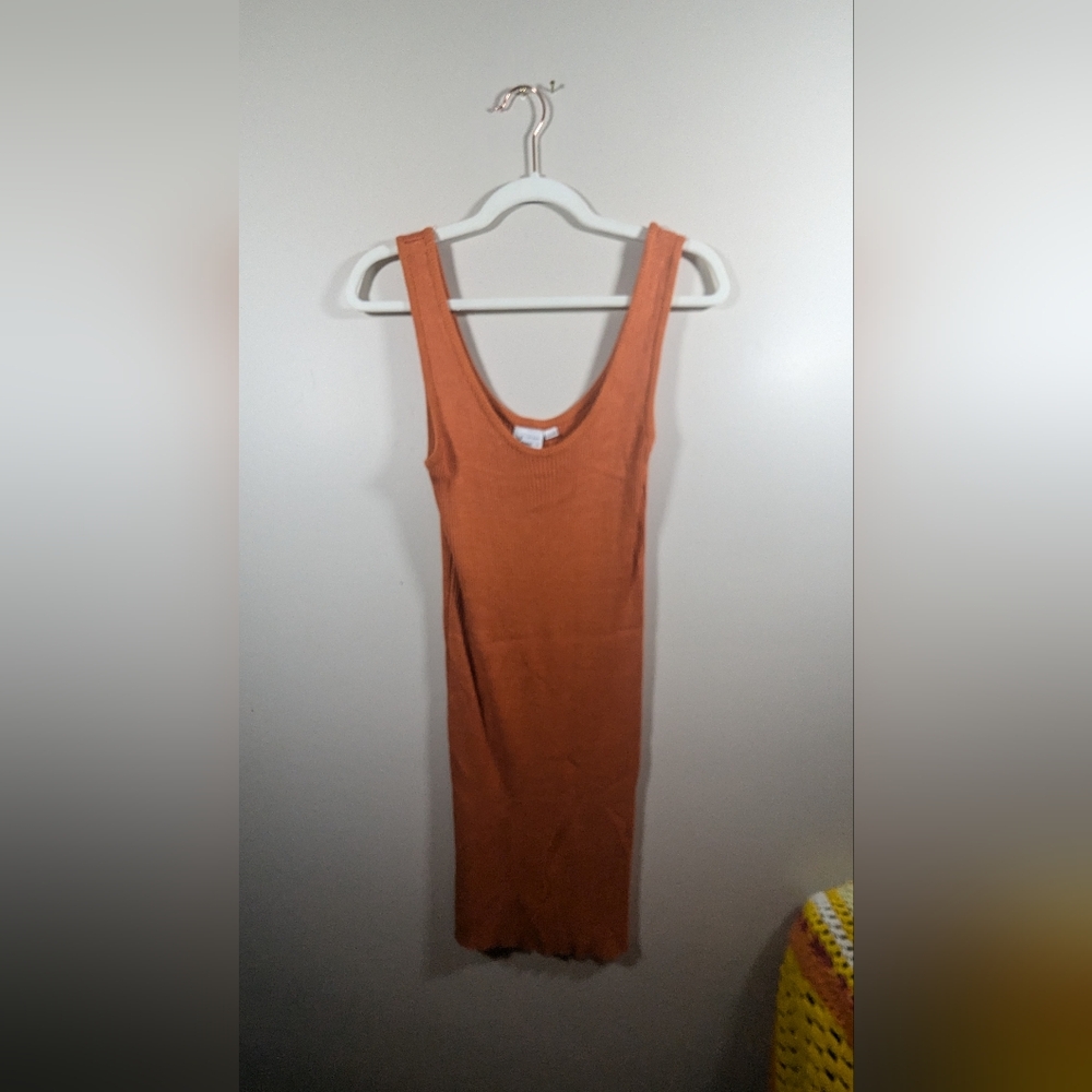 Vintage 90's hennes collection h&m ribbed dress